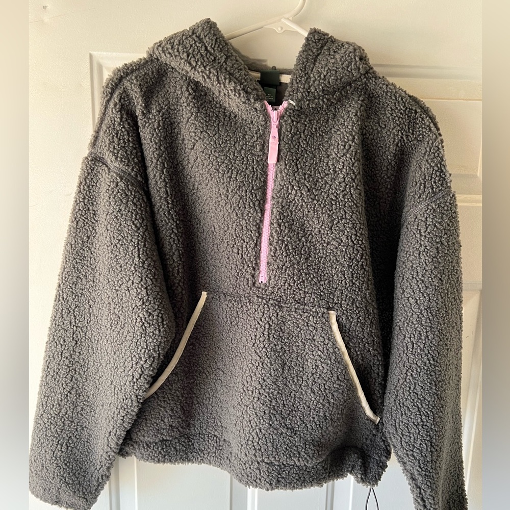 NWT wild fable gray with purple zipper